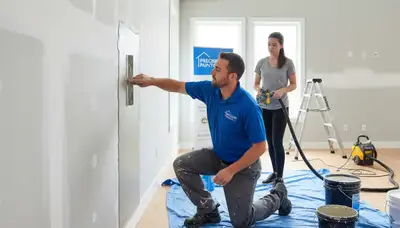 Professional drywall repair and wall restoration in Indianapolis, IN home interior