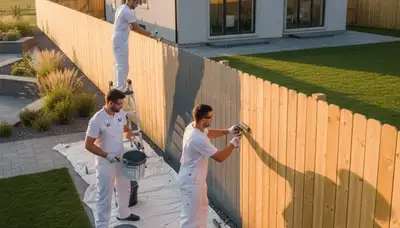 Professional fence painting by expert painters in Indianapolis, IN for lasting curb appeal
