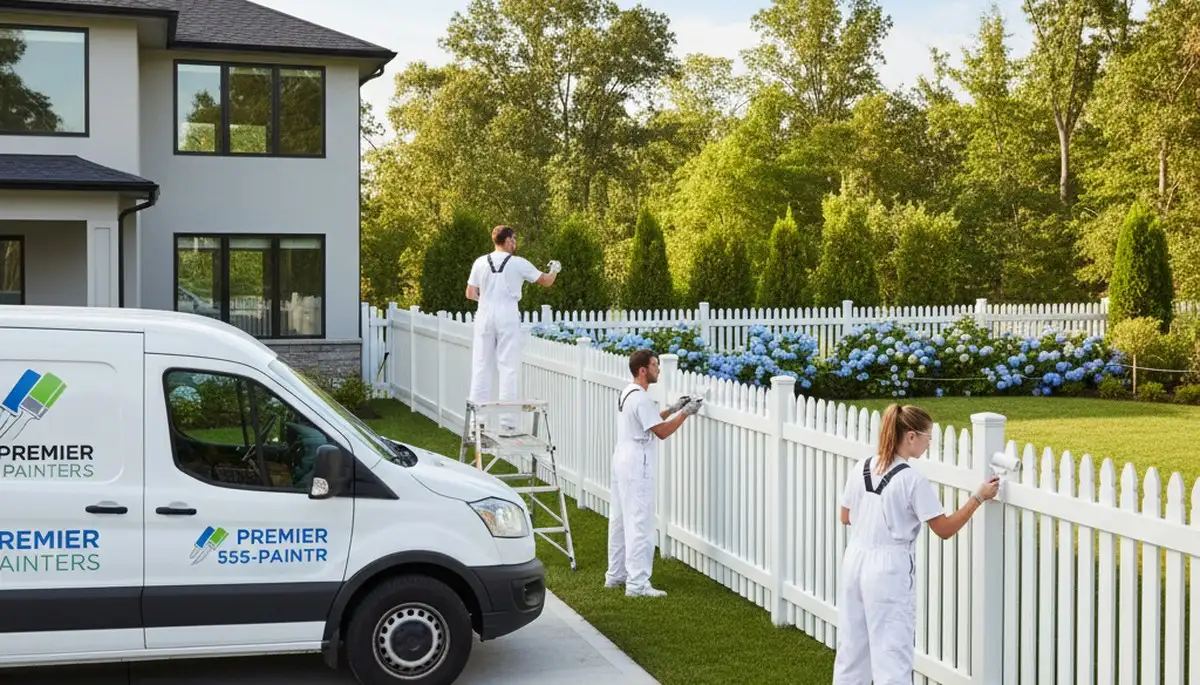 Professional fence painting by expert painters in Indianapolis, IN for durable outdoor finishes