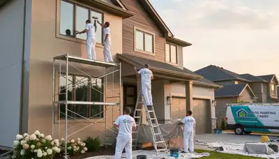 Professional house painters providing exterior painting services in Indianapolis IN