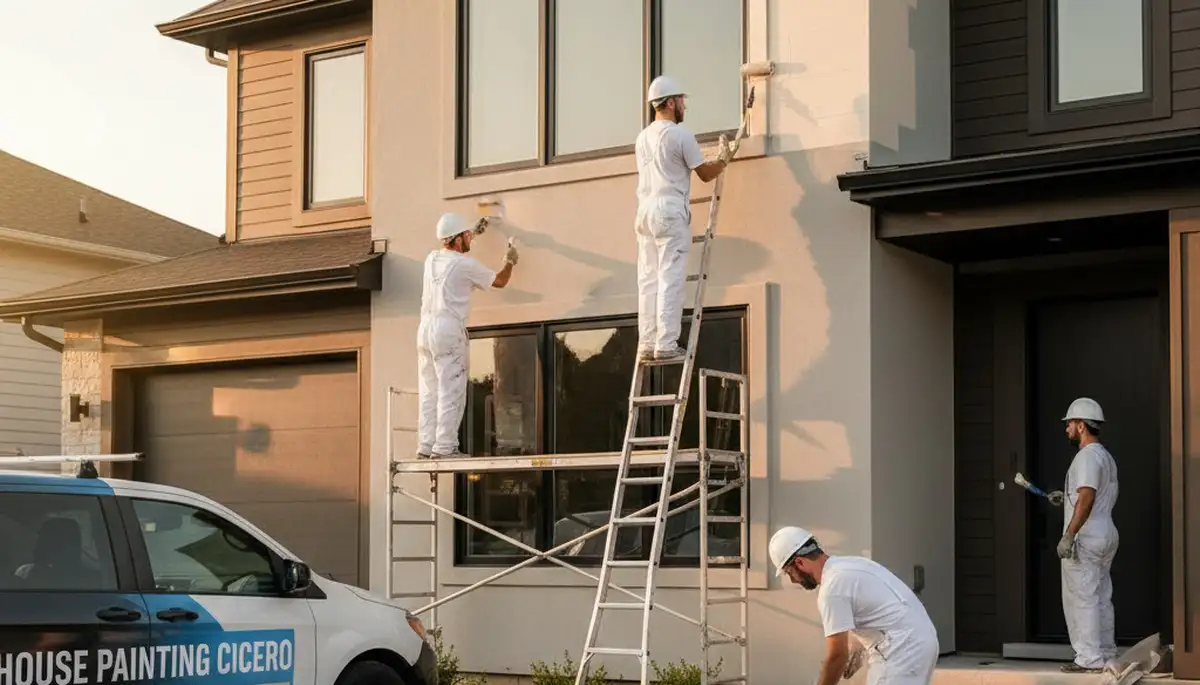 Professional house painters in Indianapolis IN providing expert residential exterior painting services