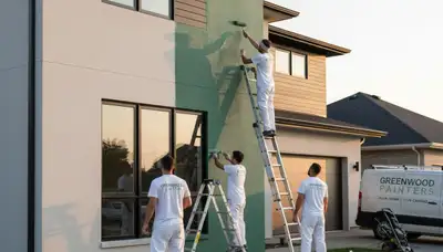 Professional house painters providing exterior home painting services in Indianapolis, IN