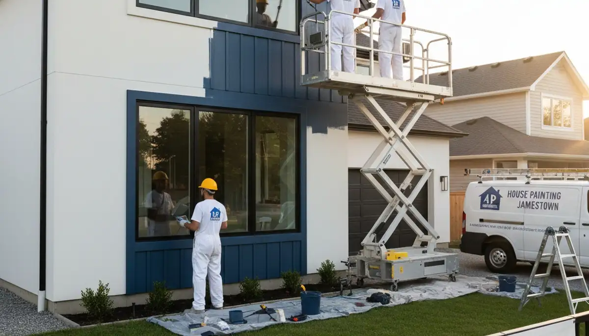 Professional house painters in Indianapolis IN providing expert residential exterior painting services
