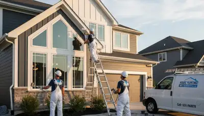 House painters in Indianapolis, IN providing professional exterior and interior painting services