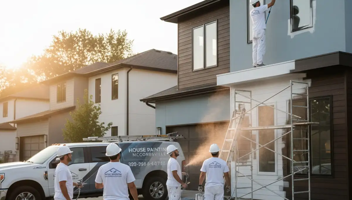 Professional house painters serving Indianapolis, IN with expert interior and exterior painting services