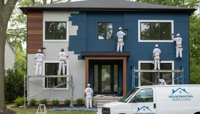 Professional house painters in Indianapolis IN providing expert exterior and interior painting services