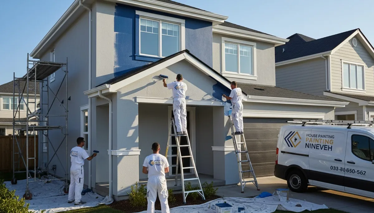 Professional house painters in Indianapolis IN providing expert residential exterior painting services