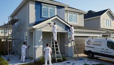Professional house painters in Indianapolis IN providing expert residential exterior painting services