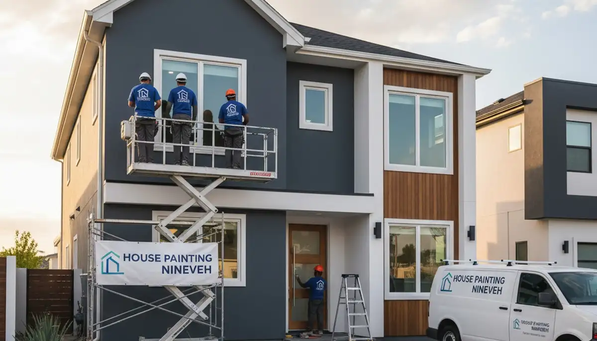 Professional house painters in Indianapolis IN providing expert residential exterior painting services