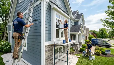 Professional house painters in Indianapolis IN providing expert exterior and interior painting services