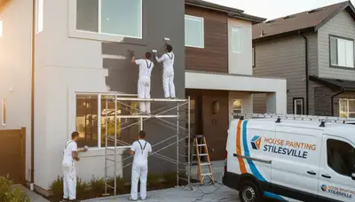 Professional house painters in Indianapolis IN providing expert exterior and interior painting services